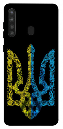 Чехол itsPrint Жовтоблакитний герб для Samsung Galaxy A21