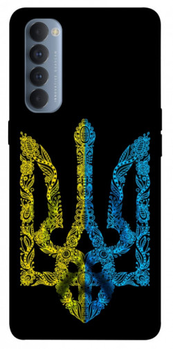 Чехол itsPrint Жовтоблакитний герб для Oppo Reno 4 Pro