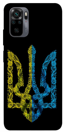 Чехол itsPrint Жовтоблакитний герб для Xiaomi Redmi Note 10 / Note 10s