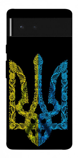 Чехол itsPrint Жовтоблакитний герб для Google Pixel 6