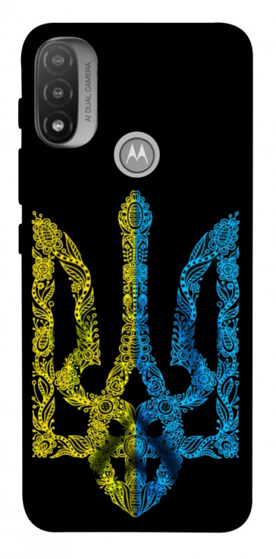 Чехол itsPrint Жовтоблакитний герб для Motorola Moto E20, love ukraine, купить оптом с доставкой