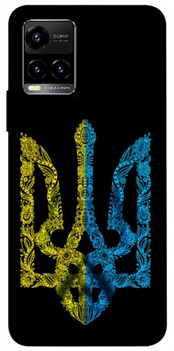 Чехол itsPrint Жовтоблакитний герб для Vivo Y21 / Y33s