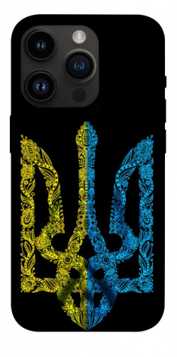 Чехол itsPrint Жовтоблакитний герб для Apple iPhone 14 Pro (6.1")