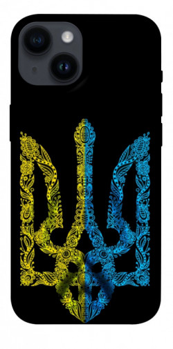 Чехол itsPrint Жовтоблакитний герб для Apple iPhone 14 (6.1")