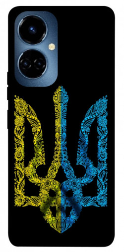 Чехол itsPrint Жовтоблакитний герб для TECNO Camon 19 (CI6n) / 19 Pro (CI8n)