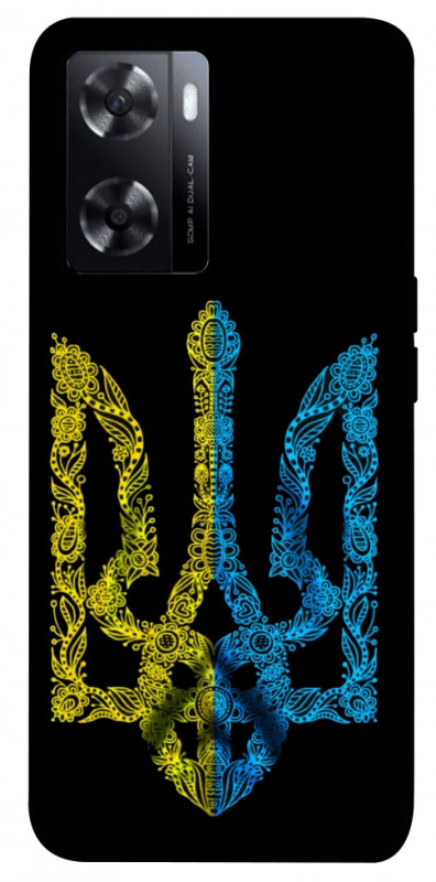 Чехол itsPrint Жовтоблакитний герб для Oppo A57s, love ukraine, купить оптом с доставкой