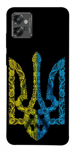 Чехол itsPrint Жовтоблакитний герб для Motorola Moto G32