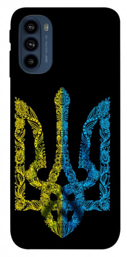 Чехол itsPrint Жовтоблакитний герб для Motorola Moto G41