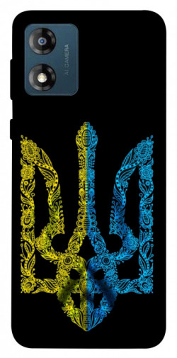 Чехол itsPrint Жовтоблакитний герб для Motorola Moto E13