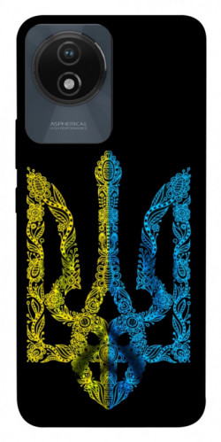 Чехол itsPrint Жовтоблакитний герб для Vivo Y02