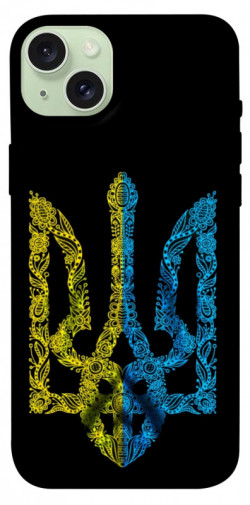 Чехол itsPrint Жовтоблакитний герб для Apple iPhone 15 Plus (6.7")