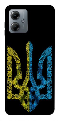 Чехол itsPrint Жовтоблакитний герб для Motorola Moto G14