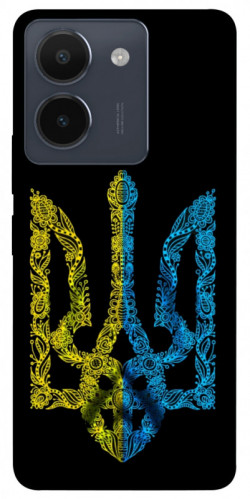 Чехол itsPrint Жовтоблакитний герб для Vivo Y36