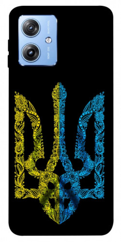 Чехол itsPrint Жовтоблакитний герб для Motorola Moto G84