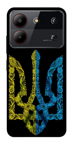 Чехол itsPrint Жовтоблакитний герб для ZTE Blade A54 4G