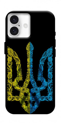 Чехол itsPrint Жовтоблакитний герб для Apple iPhone 16 Plus (6.7")