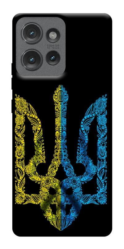 Чехол itsPrint Жовтоблакитний герб для Motorola Edge 50, love ukraine, купить оптом с доставкой