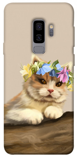Чохол itsPrint Cat in flowers для Samsung Galaxy S9+