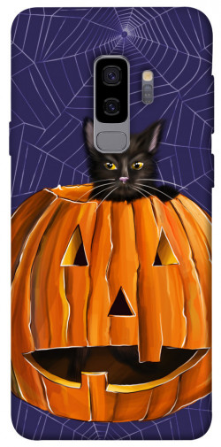 Чохол itsPrint Cat and pumpkin для Samsung Galaxy S9+