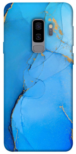Чехол itsPrint Синий с золотом для Samsung Galaxy S9+