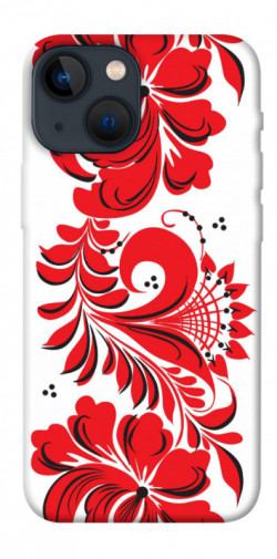 Чехол itsPrint Червона вишиванка для Apple iPhone 13 mini (5.4")