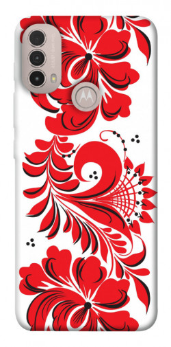 Чохол itsPrint Червона вишиванка для Motorola Moto E40