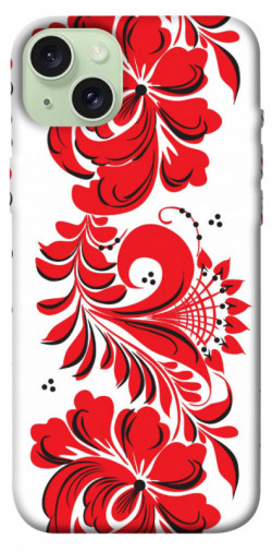 Чехол itsPrint Червона вишиванка для Apple iPhone 15 Plus (6.7")