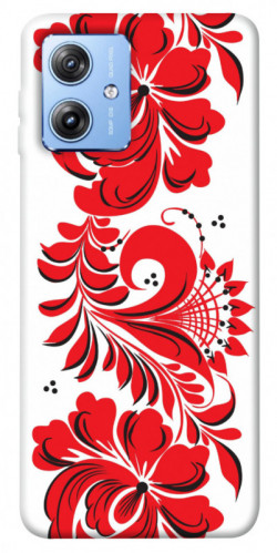Чехол itsPrint Червона вишиванка для Motorola Moto G84