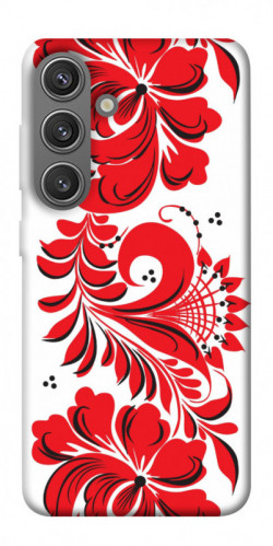 Чехол itsPrint Червона вишиванка для Samsung Galaxy S24