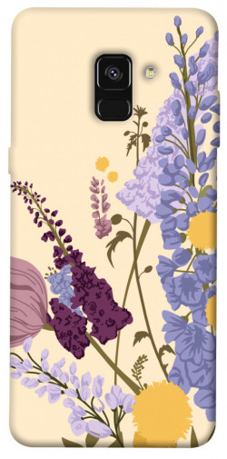 Чохол itsPrint Flowers art для Samsung A530 Galaxy A8 (2018)