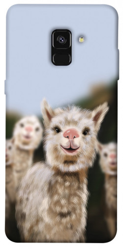 Чохол itsPrint Funny llamas для Samsung A530 Galaxy A8 (2018)