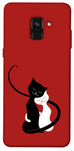 Чохол itsPrint Закохані коти для Samsung A530 Galaxy A8 (2018)