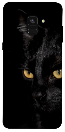 Чехол itsPrint Черный кот для Samsung A530 Galaxy A8 (2018)