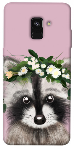 Чехол itsPrint Raccoon in flowers для Samsung A530 Galaxy A8 (2018)