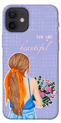 Чехол itsPrint You are beautiful для Apple iPhone 12 (6.1")