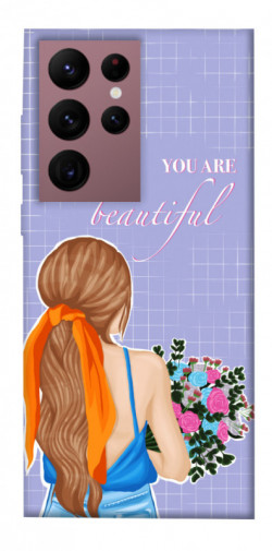 Чехол itsPrint You are beautiful для Samsung Galaxy S22 Ultra