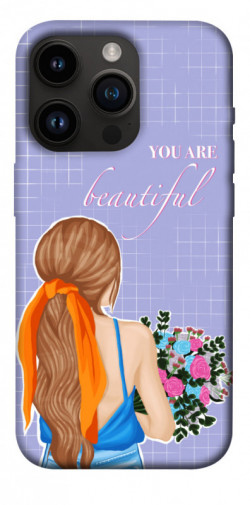 Чехол itsPrint You are beautiful для Apple iPhone 14 Pro (6.1")