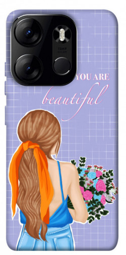 Чехол itsPrint You are beautiful для Tecno Spark Go 2023