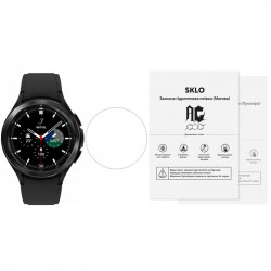 Защитная гидрогелевая пленка SKLO (экран) 4шт. (тех.пак) для Samsung Galaxy Watch 4 40mm