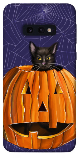 Чехол itsPrint Cat and pumpkin для Samsung Galaxy S10e