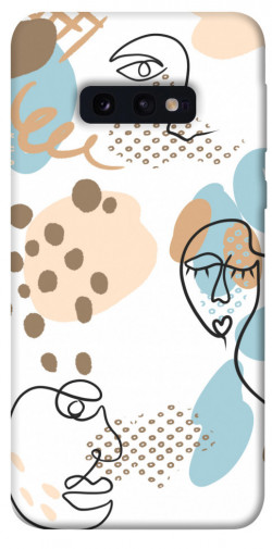 Чехол itsPrint Face pattern для Samsung Galaxy S10e