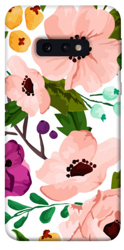 Чехол itsPrint Акварельные цветы для Samsung Galaxy S10e