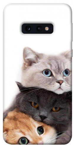 Чехол itsPrint Три кота для Samsung Galaxy S10e