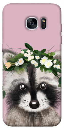 Чехол itsPrint Raccoon in flowers для Samsung G935F Galaxy S7 Edge