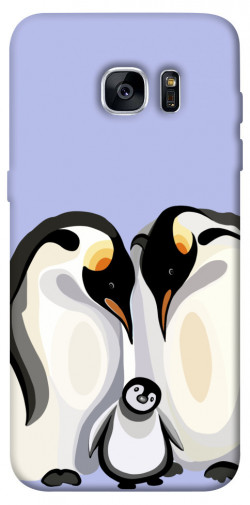 Чохол itsPrint Penguin family для Samsung G935F Galaxy S7 Edge
