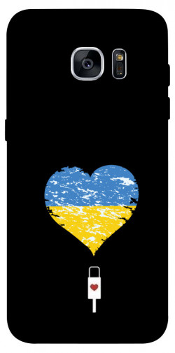 Чохол itsPrint З Україною в серці для Samsung G935F Galaxy S7 Edge