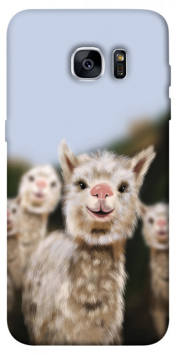 Чехол itsPrint Funny llamas для Samsung G935F Galaxy S7 Edge