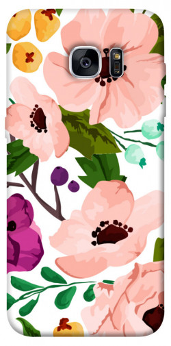 Чехол itsPrint Акварельные цветы для Samsung G935F Galaxy S7 Edge