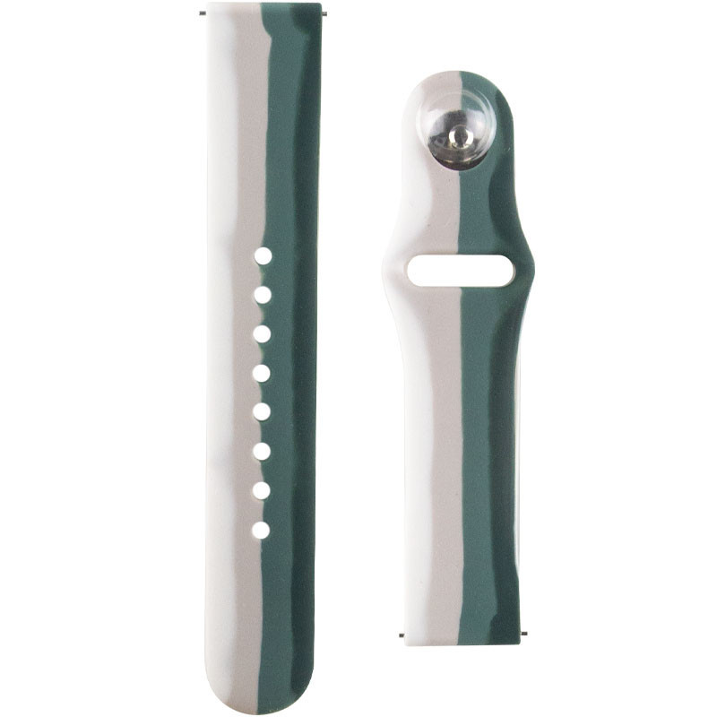 Силиконовый ремешок Rainbow для Smart Watch 20mm на картинке №1