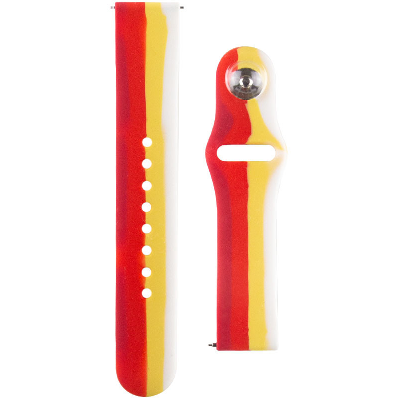 Силиконовый ремешок Rainbow для Smart Watch 20mm на картинке №1